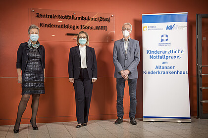 Neue kinderärztliche Notfallpraxis der KV Hamburg am Altonaer Kinderkrankenhaus eröffnet
